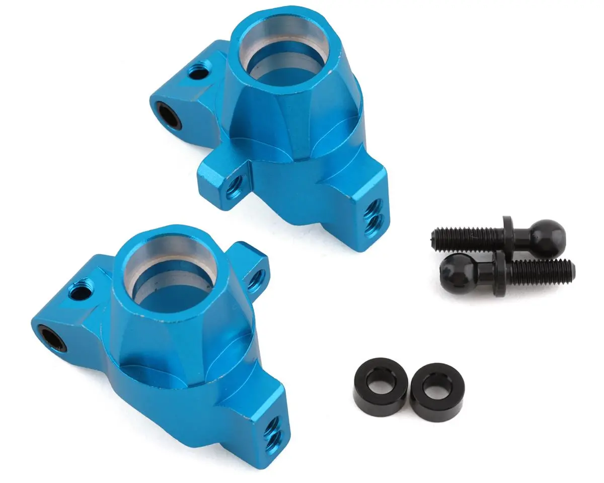 Yeah Racing Tamiya Tt-02 Aluminum Rwd Rear Hubs (Blue) (2) 1