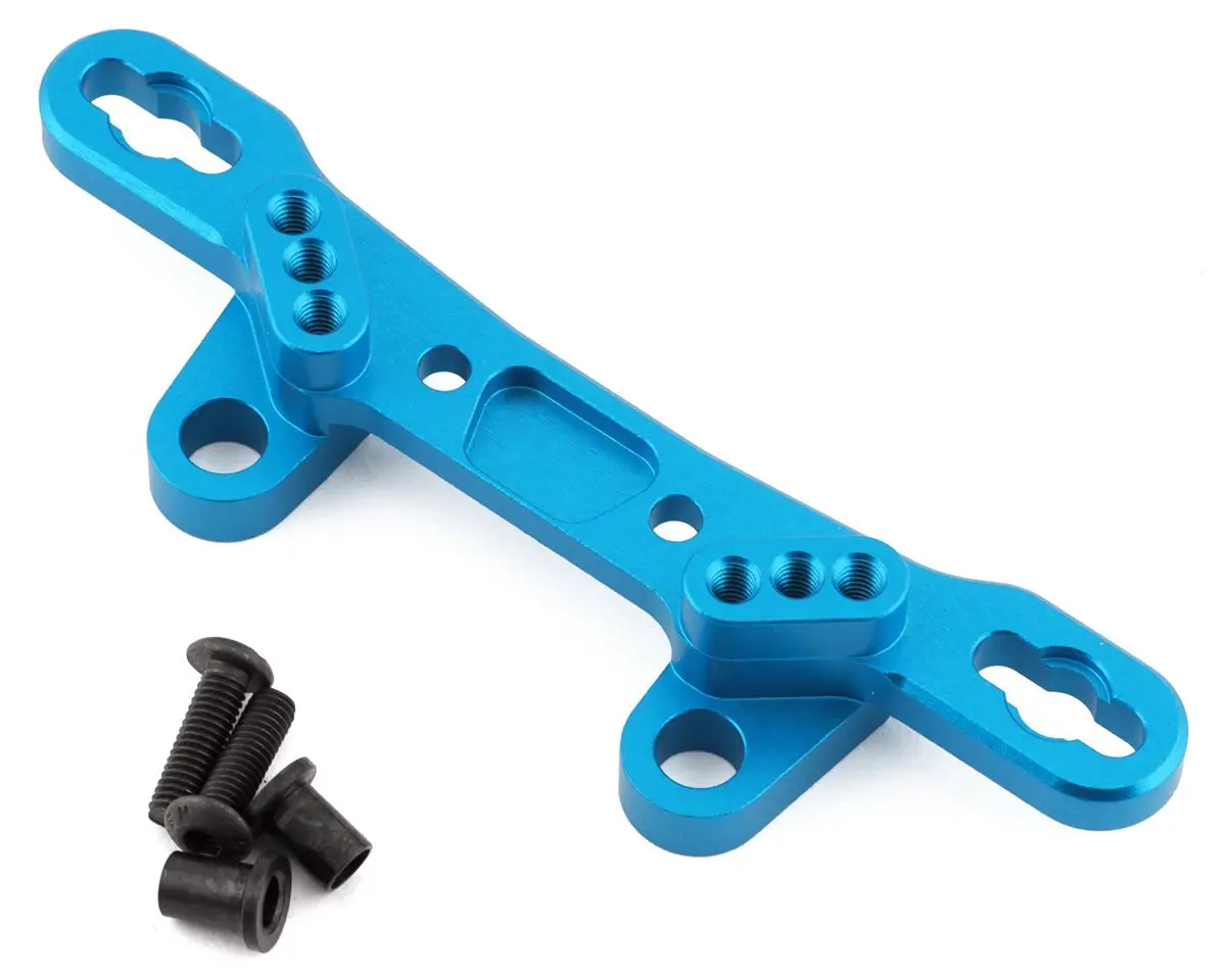 Yeah Racing Tamiya Tt-02 Aluminum Front/Rear Shock Tower (Blue) 1