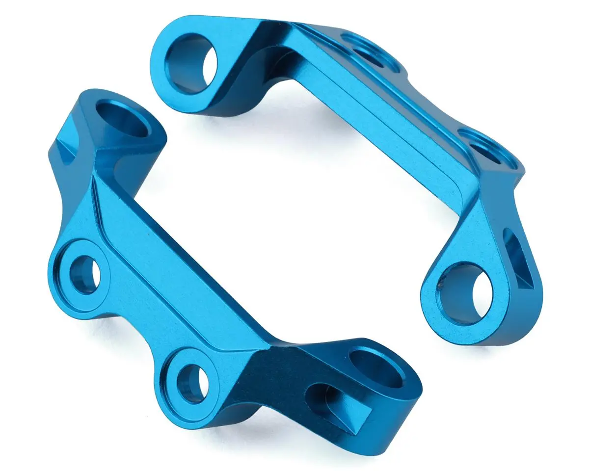 Yeah Racing Tamiya Tt-02 Aluminum Upper Suspension Arm Mounts (Blue) (2) 1