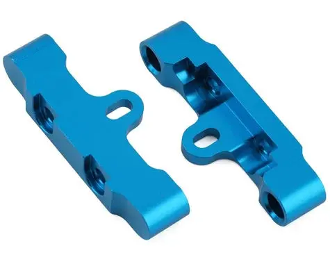 Yeah Racing Tamiya Tt-02 Aluminum Front & Rear Lower Suspension Arm Mounts (Blue) (2) 1