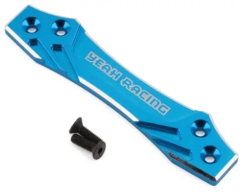 Yeah Racing Tamiya Tt-02 Aluminum Front Bumper Plate (Blue) 1