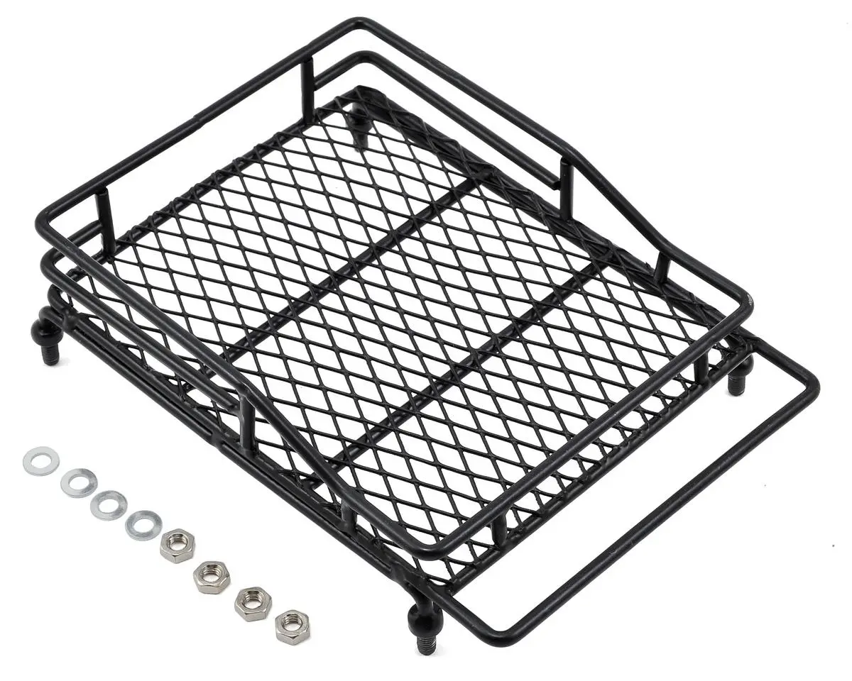 Yeah Racing 1/10 Crawler Scale Metal Mesh Roof Rack Luggage Tray (14X10x3.5Cm) 1
