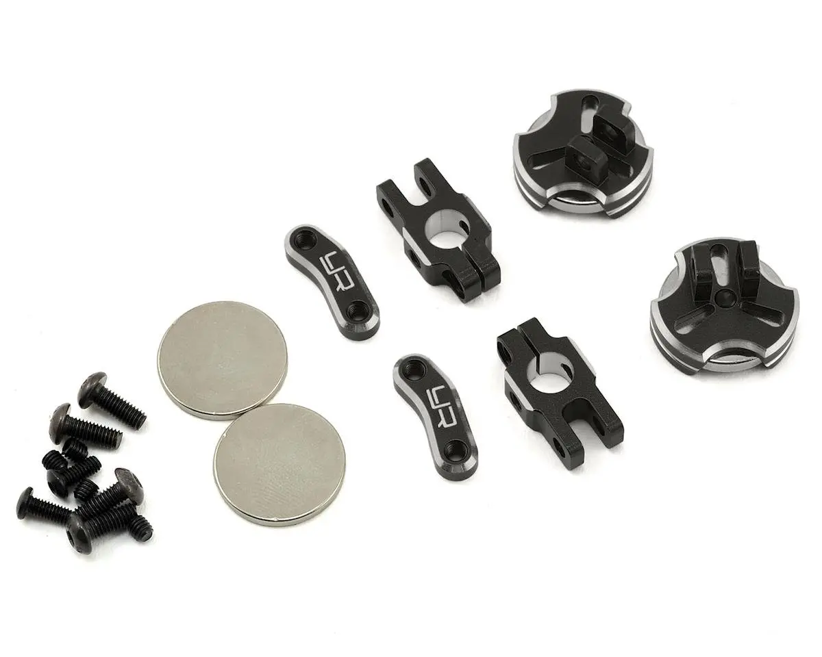 Yeah Racing Aluminum Cnc Magnetic Invisible Body Mount (Black) 1