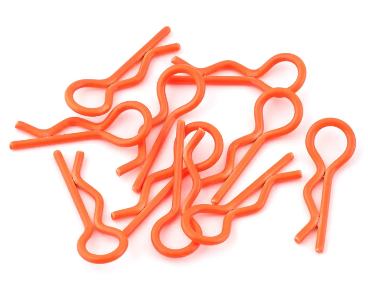 Yeah Racing Body Clips (Orange) (10) (1/10 Or 1/8 Scale) 1