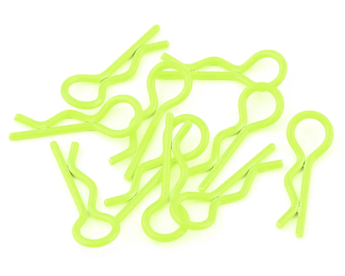 Yeah Racing Body Clips (Yellow) (10) (1/10 Or 1/8 Scale) 1