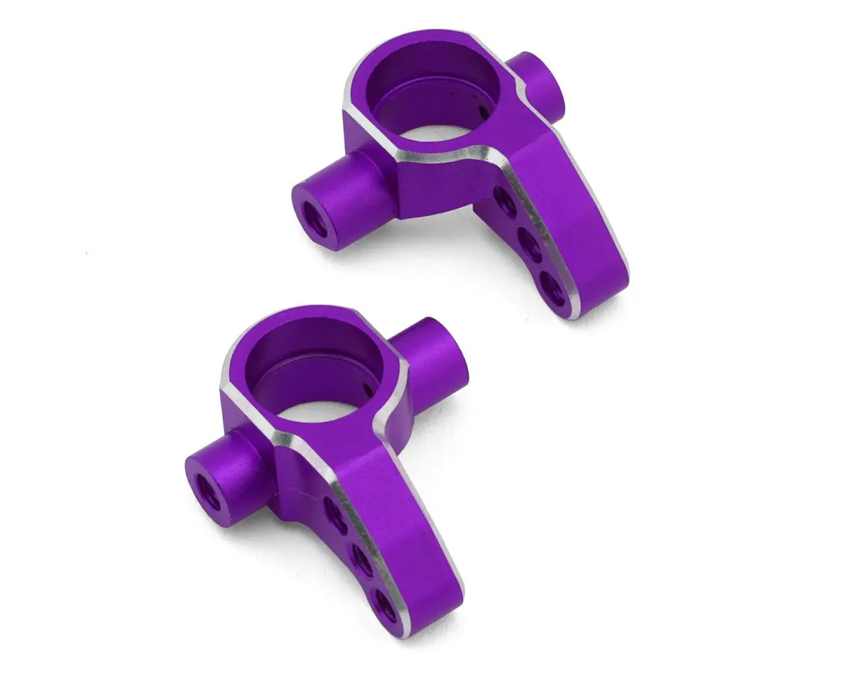 Yokomo Rd/Sd Aluminum Light Weight Steering Blocks (Purple) (2) (0°) 1