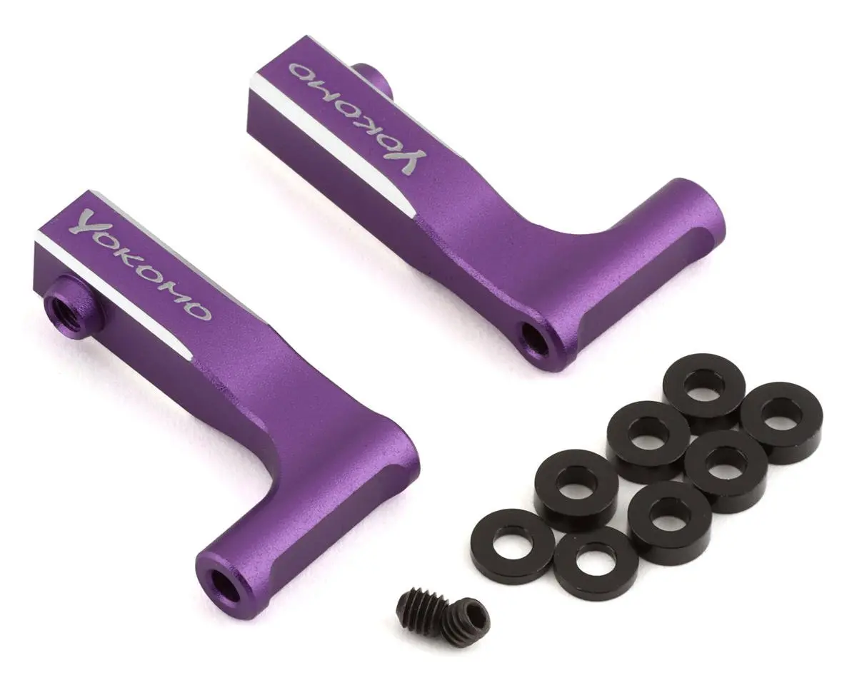 Yokomo Yd-2 Aluminum Front Upper L-Arm Kit (Purple) 1