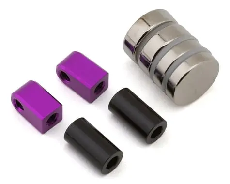 Yokomo Front Magnetic Body Mount (Purple) 1