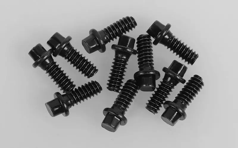 Rc4wd Miniature Scale Hex Bolts (M1.6 X 4Mm) (Black) 1