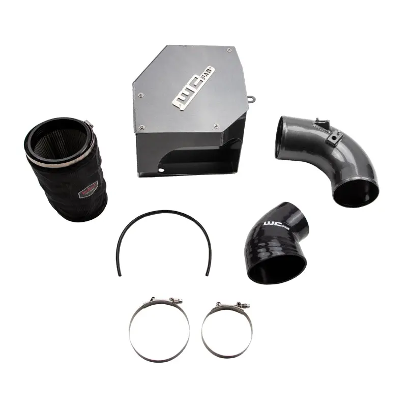 Wehrli 5-Inch Cold Air Intake Kit For 2019–2023 Cummins 6.7L Diesel – Cat Yellow Finish 1