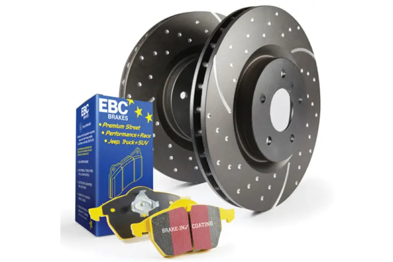 Ebc Yellowstuff Brake Pad And Gd Rotor Kit — High-Performance Street & Track Package 1