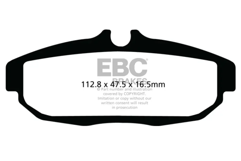 Ebc Ultimax2 Rear Brake Pads For 2012 Ford Mustang Shelby Gt500 5.8L Supercharged 1