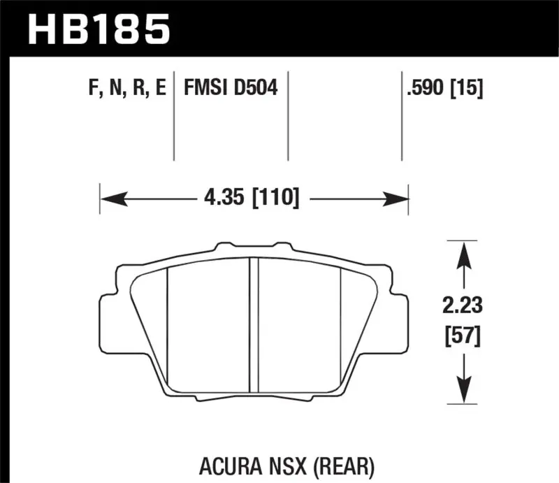Hawk Hps Street Brake Pads 1