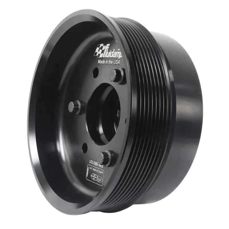 Fluidampr Lsx-Specific 6.25-Inch Harmonic Damper With 8-Rib Steel Pulley And Internal Balance 1