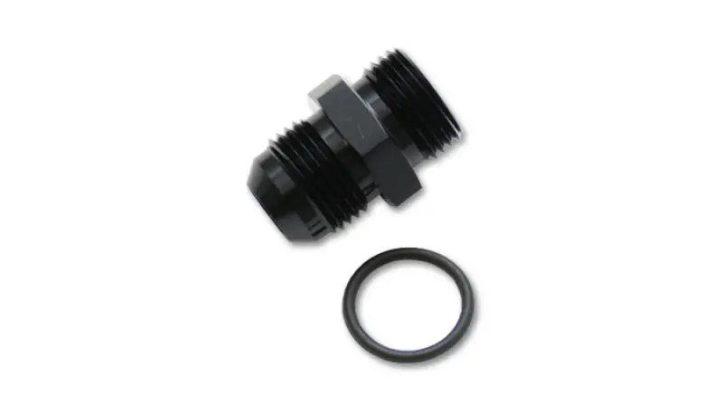 Vibrant -3An Male Flare To -3 Orb Male Straight Adapter – Anodized Black With Integrated O-Ring 1