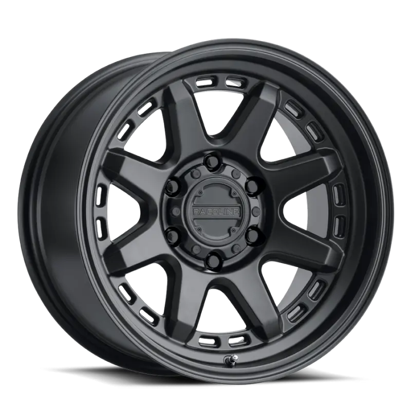 Raceline 947B Scout 17X8In / 5X127 Bp / 35Mm Offset / 78.1Mm Bore - Satin Black Wheel 1