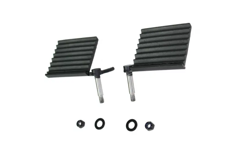 Fishbone Offroad Gloss Black Foot Peg Set For Jeep Cj/Yj/Tj Wrangler (1976–2006) 1
