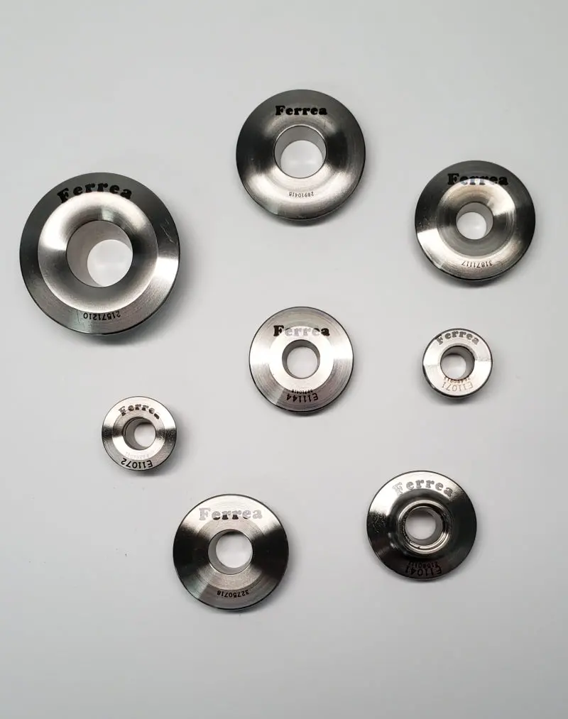 Ferrea Double-Spring Titanium Retainer Kit – 7-Degree Cnc Machined, Set Of 16 (Compatible With S10004/S10023/S11004) 1