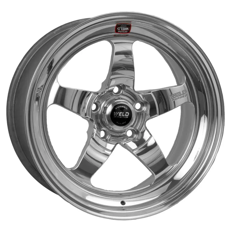 Weld S71 17X10 / 5X4.75 Bp / 7.4In. Bs Polished Wheel (Low Pad) - Non-Beadlock 1