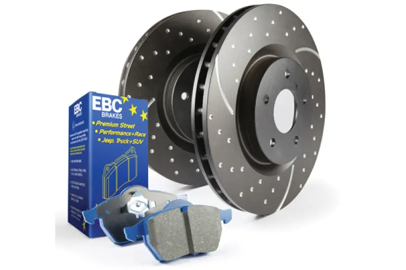 Ebc S6 Performance Brake Kit – Bluestuff Pads & Gd Drilled & Slotted Rotors 1