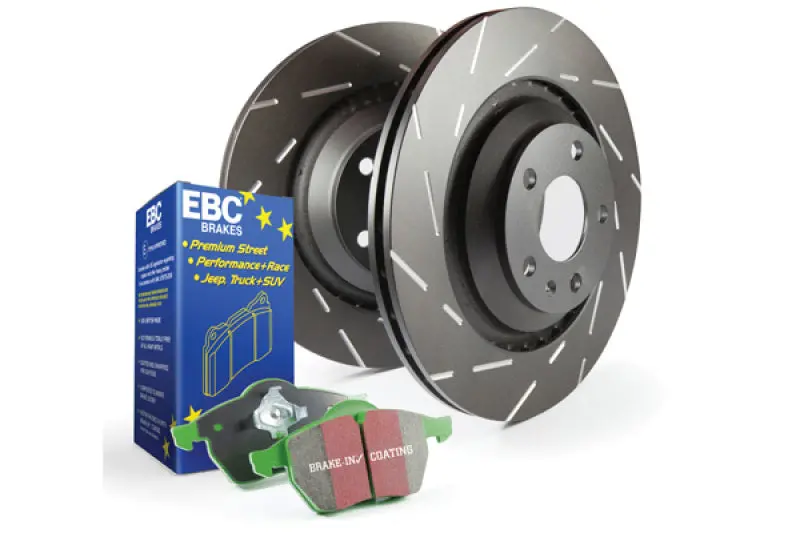 Ebc S2 Brake Kit – Greenstuff Pads + Usr Slotted & Drilled Rotors 1