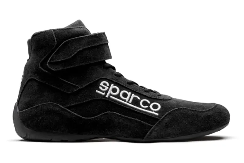 Sparco Race 2 Driving Shoes – Size 8, Matte Black Finish 1