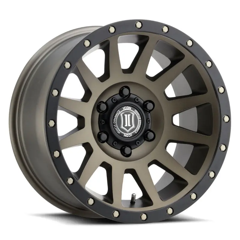 Icon Bronze Off-Road Wheel – 18X9, 6X5.5 Bolt Pattern, 25Mm Offset, 6" Backspace, 95.1Mm Center Bore 1