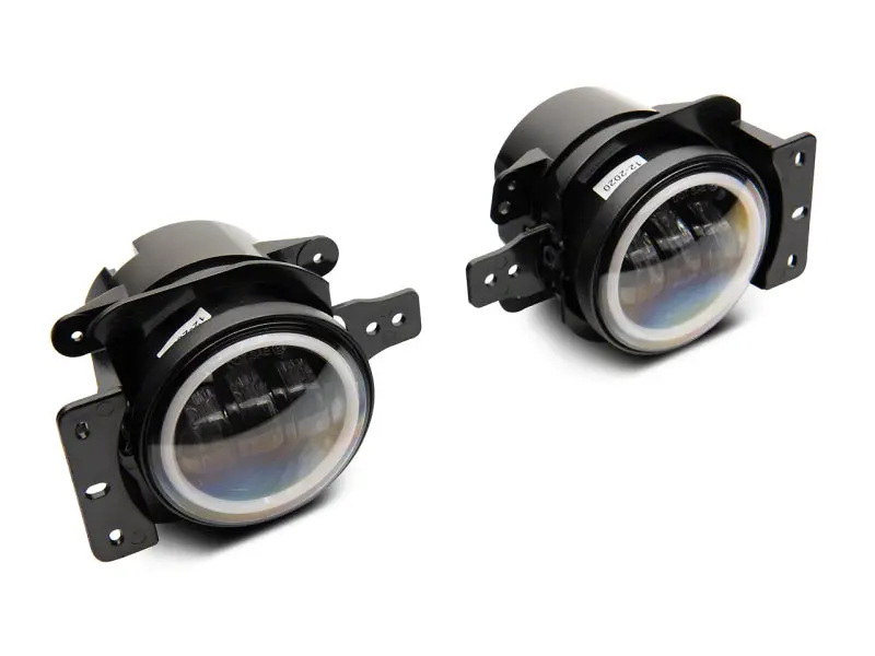 Raxiom 07-23 Jeep Wrangler Jk & Jl 20-23 Jeep Gladiator Jt Axial Series Led Fog Lights W/ Halo 1