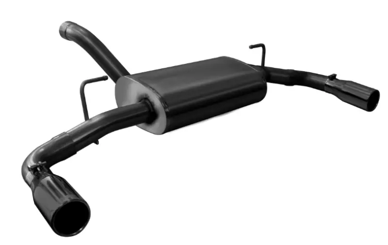 Corsa Sport Axle-Back Exhaust System — Dual Rear Exit With Black Tips For 2018–2023 Jeep Wrangler Jl (2.5" Diameter) 1