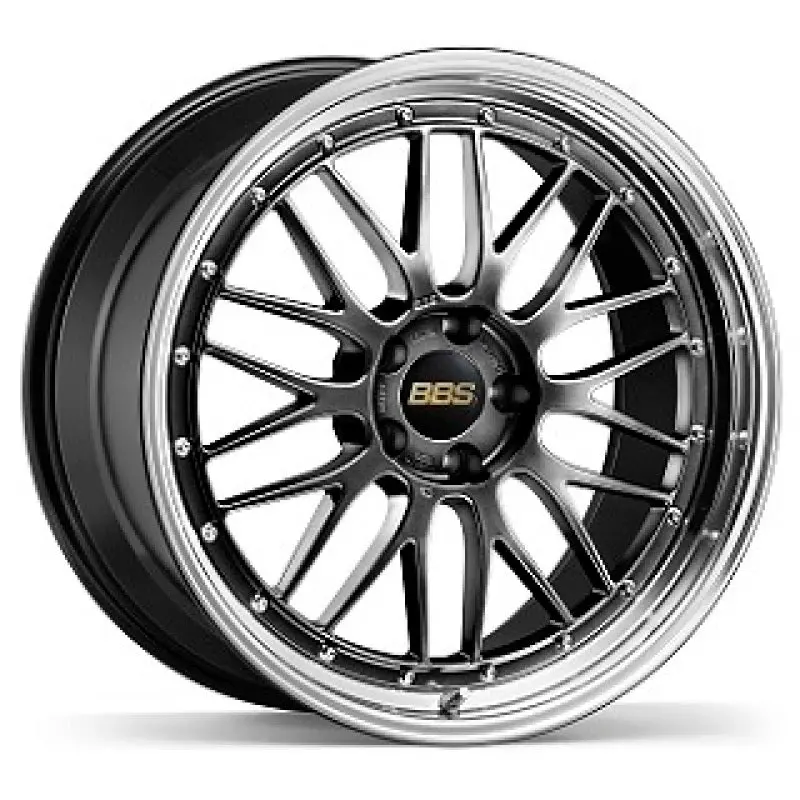 Bbs Lm Forged Wheel – 20X9", 5X130, Et42, Cb71.6, Diamond Black Finish With Machined Lip 1