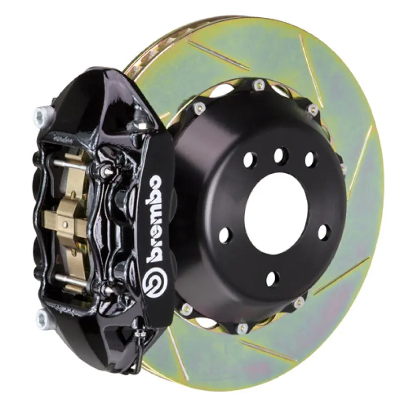 Brembo Gt Big Brake Kit – Rear 4-Piston Calipers With 380X28Mm Two-Piece Slotted Rotors For 2012–2016 Porsche 991.1 Carrera C2 1