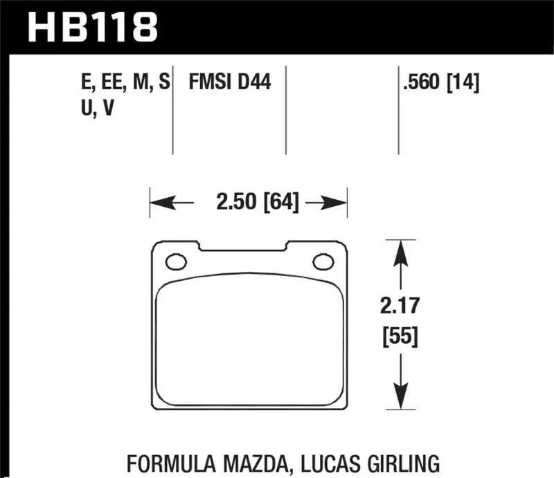 Hawk Alcon Blue 9012 Race Brake Pads – Short-Profile Design For Alcon 4R-Type And R-Type Calipers 1