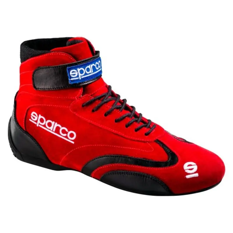 Sparco Shoe Top Racing Shoe – Size 42, Red Accent Design 1