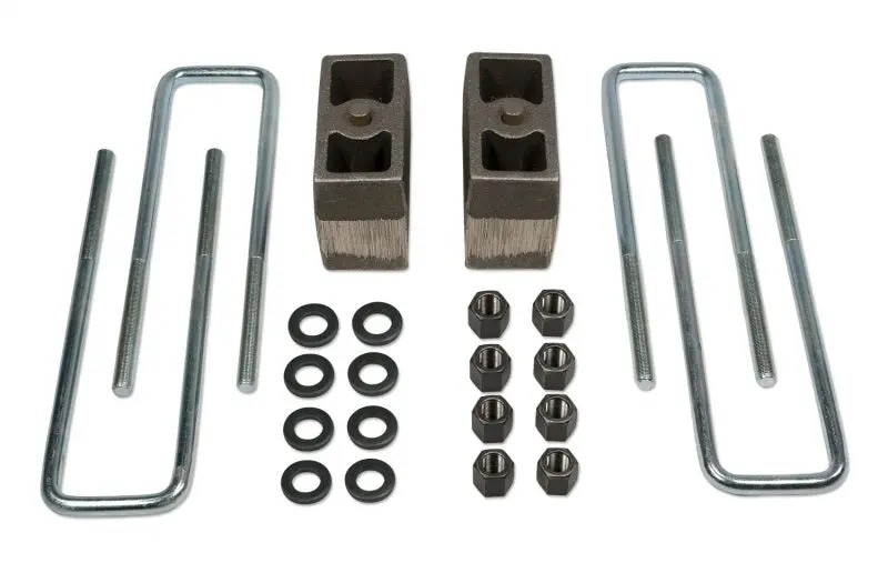 Tuff Country 4-Inch Rear Lift Block And U-Bolt Kit For 1992–1998 Gmc Suburban 1500/2500 4Wd 1