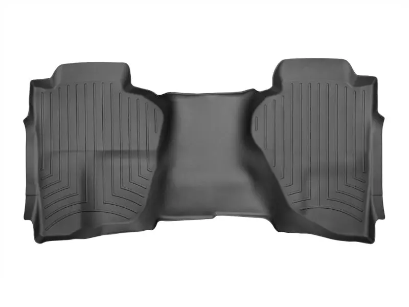 Weathertech Rear Floorliner For 2024 Hyundai Santa Fe – Second-Row Bench Seating, Black Trim-Compatible 1