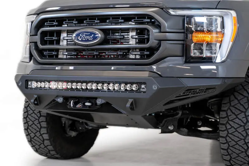 Addictive Desert Designs Stealth Fighter Winch Bumper For 2021 Ford F-150 (Front Mount) 1