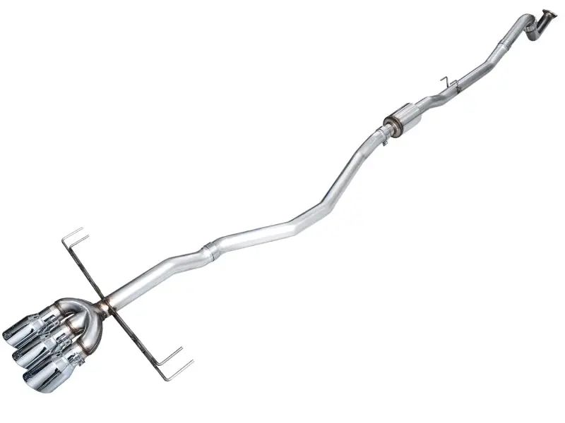 Awe Tuning 2024 Acura Integra Type S De5 Fwd Track Edition Exhaust System With Triple Chrome-Silver Tips 1