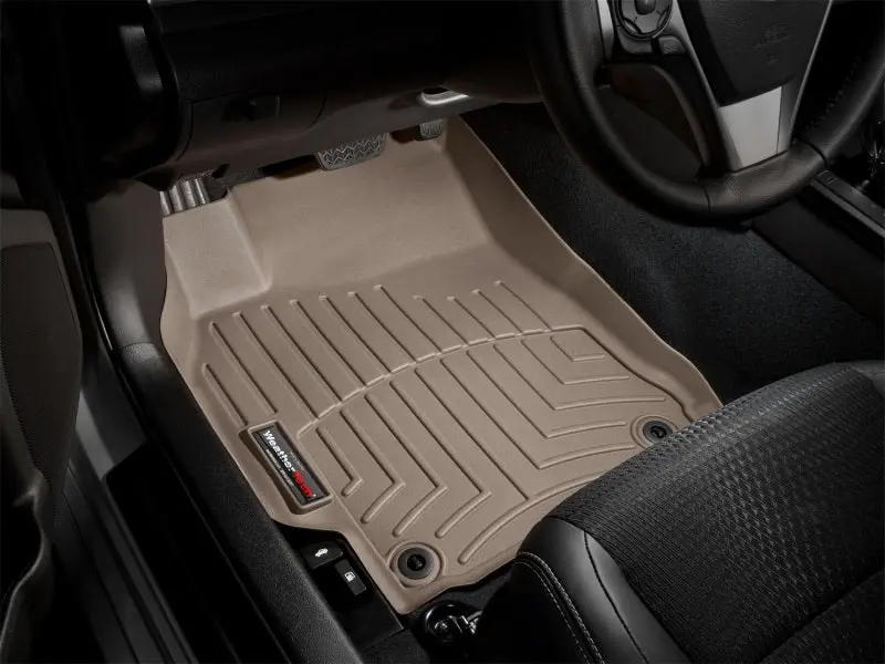 Weathertech Front Floorliner For 2012+ Mini Coupe – Tan Custom Fit 1