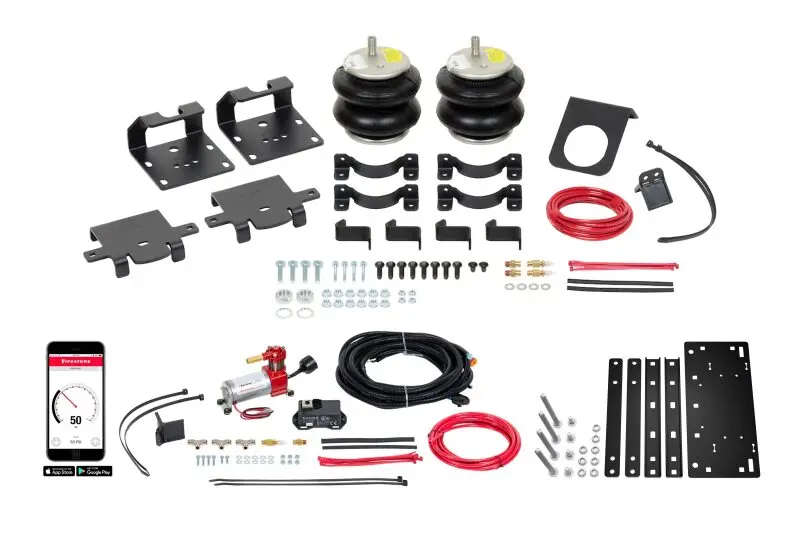 Firestone Ride-Rite Wireless All-In-One Air Helper Spring Kit For 2011–2024 Chevy Silverado 2500 1