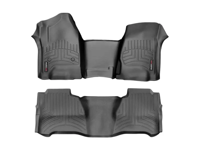 Weathertech 2019+ Volkswagen Jetta Front And Rear Floorliners - Black (Automatic Trans Only) 1