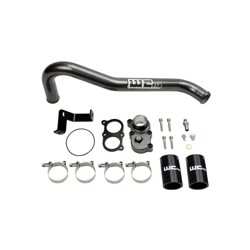 Wehrli Wcfab Lbz/Lmm Thermostat Housing Kit – 2006–2010 Duramax, Candy Teal Anodized 1