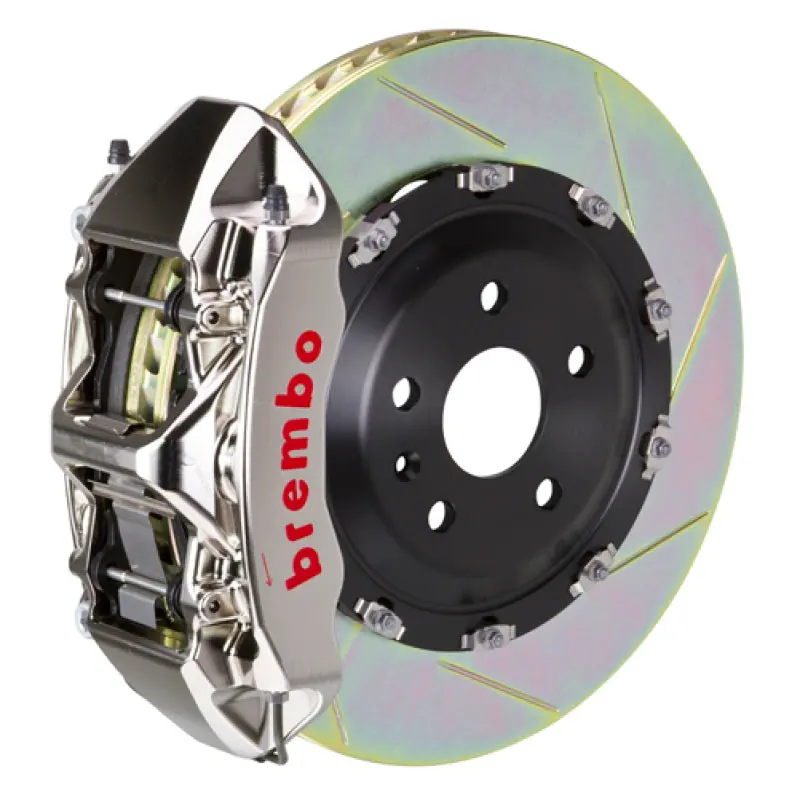 Brembo Gtr Front Big Brake Kit For Tesla Model Y (2020+) – 6-Piston Calipers, Slotted 365X34Mm Rotors 1
