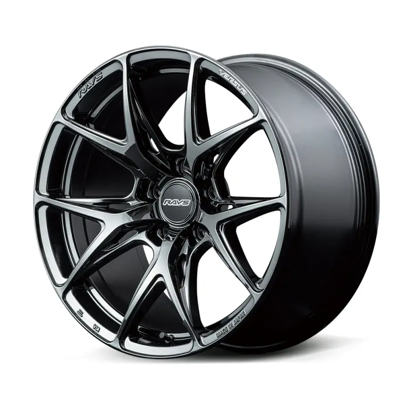 Versus Vv21S Jet Black Alloy Wheel: 20×8.5″, +45 Offset, 5×108 Bolt Pattern 1