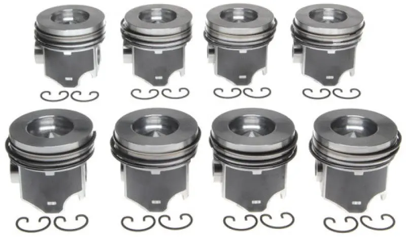 Mahle Oe Replacement Piston Set For Gm 6.2L L9H/L92 (2007–2009), 0.50Mm Oversize (8-Pc) 1