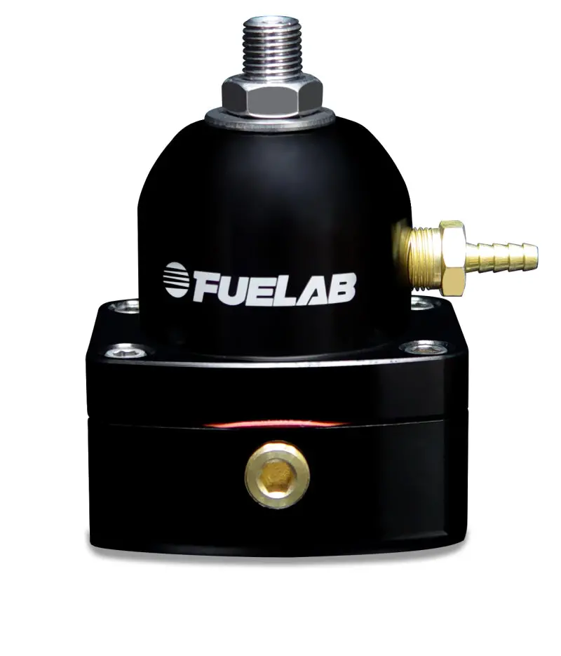 Fuelab 525 Efi Adjustable Fpr In-Line Large Seat 25-90 Psi (1) -6An In (1) -6An Return - Black 1