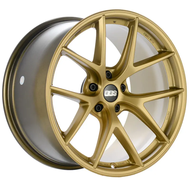 Bbs Ci-R Forged Alloy Wheel – 19X8.5", Et52.5, Satin Gold Finish 1