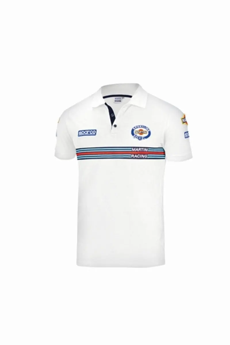 Sparco Polo Replica Racing Seat Cover – Martini-Racing Design, Xs Size, White 1