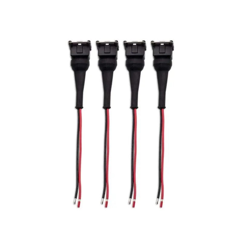 Blox Racing Ev1 Female Injector Pigtail Harness – 4-Pack, Plug-And-Play Wiring Solution 1