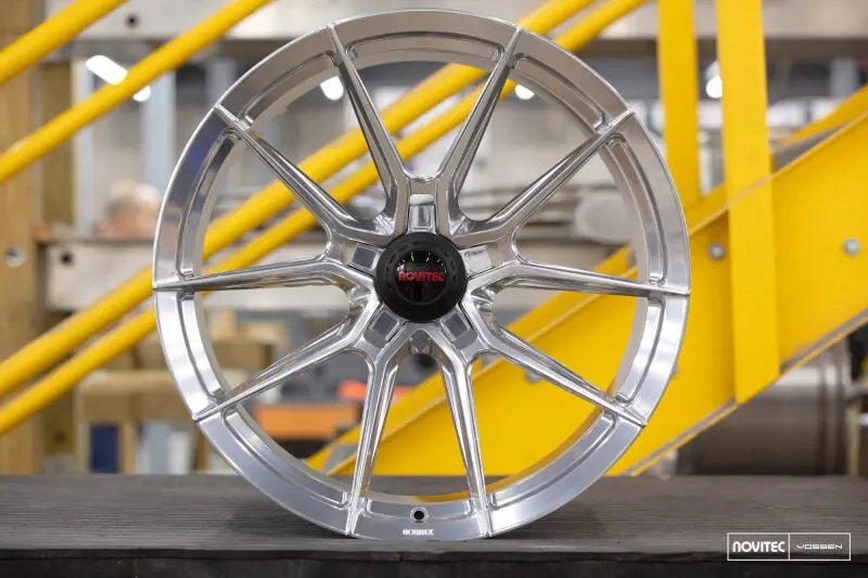 Vossen X Novitec Nf10 Forged Wheel – 22X12", 5X114.3, Et47, Brushed Gloss Clear, Ferrari Ff/Portofino Rear 1