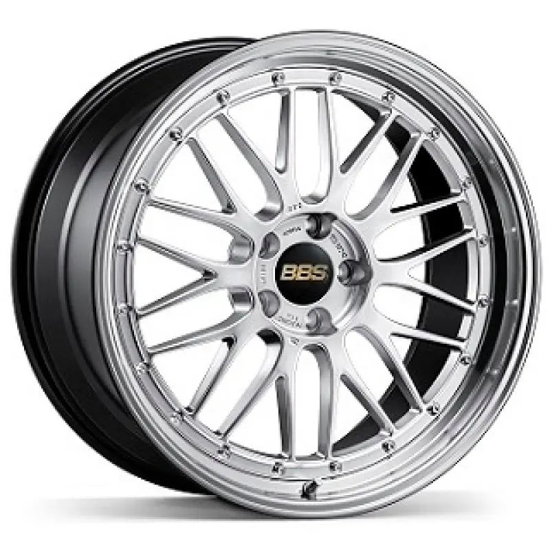 Bbs Lm Forged Alloy Wheel – 20X12", 5X130Mm, Et72, 71.6Mm Cb, Diamond Silver With Machined Lip 1